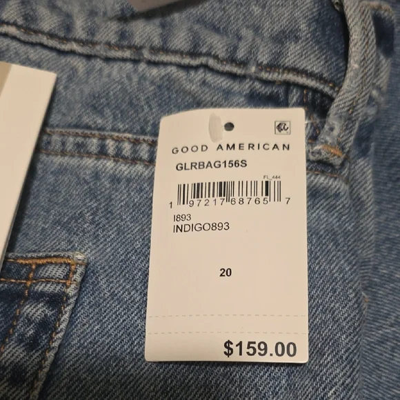 Good American GOOD LOW RISE BAGGY JEANS | INDIGO893 - Picture 5 of 8